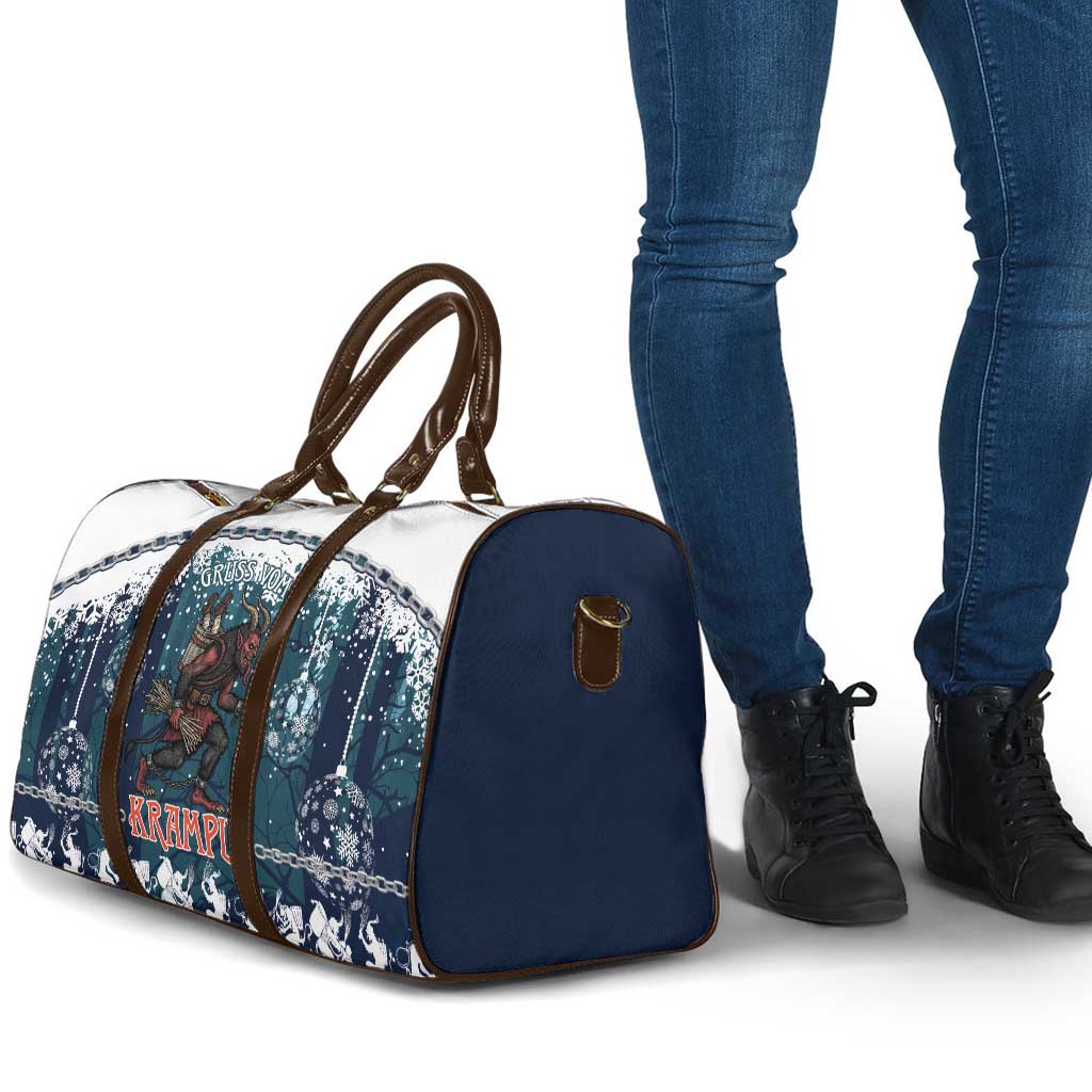 Gruss vom Krampus Christmas Travel Bag Creepy Xmas Devil - Wonder Print Shop