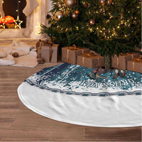 Gruss vom Krampus Christmas Tree Skirt Creepy Xmas Devil - Wonder Print Shop