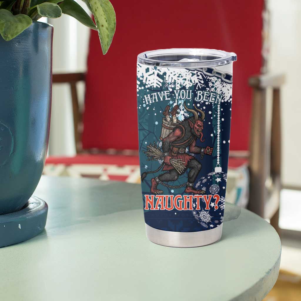 Gruss vom Krampus Christmas Tumbler Cup Creepy Xmas Devil - Wonder Print Shop
