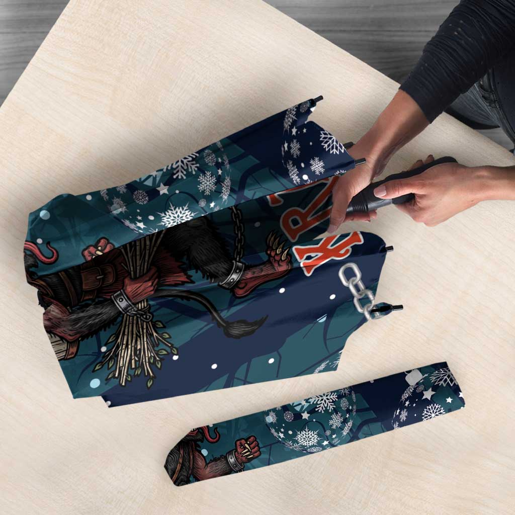 Gruss vom Krampus Christmas Umbrella Creepy Xmas Devil - Wonder Print Shop