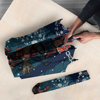 Gruss vom Krampus Christmas Umbrella Creepy Xmas Devil - Wonder Print Shop