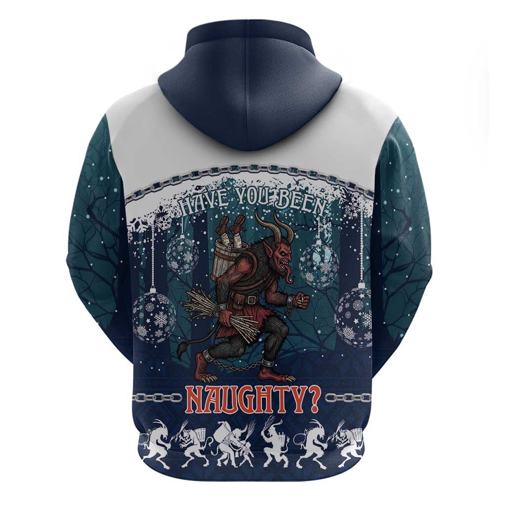 Gruss vom Krampus Christmas Zip Hoodie Creepy Xmas Devil - Wonder Print Shop