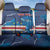 Custom Cape Verde Football Back Car Seat Cover Go Blue Sharks - Mascot Version - Wonder Print Shop