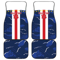 Custom Cape Verde Football Car Mats Go Blue Sharks - Sporty Version - Wonder Print Shop