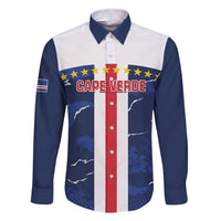 Custom Cape Verde Football Family Matching Long Sleeve Bodycon Dress and Hawaiian Shirt Go Blue Sharks - Sporty Version - Wonder Print Shop