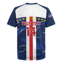 Custom Cape Verde Football Rugby Jersey Go Blue Sharks - Sporty Version - Wonder Print Shop