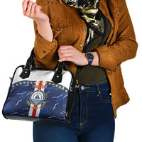 Custom Cape Verde Football Shoulder Handbag Go Blue Sharks - Sporty Version
