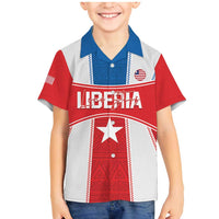 Custom Liberia Football Family Matching Mermaid Dress and Hawaiian Shirt Go Lone Stars - Sporty Style - Wonder Print Shop