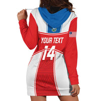 Custom Liberia Football Hoodie Dress Go Lone Stars - Sporty Style - Wonder Print Shop