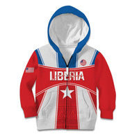 Custom Liberia Football Kid Hoodie Go Lone Stars - Sporty Style - Wonder Print Shop