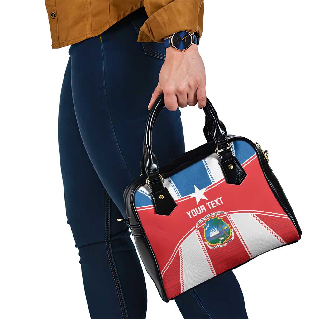 Custom Liberia Football Shoulder Handbag Go Lone Stars - Sporty Style