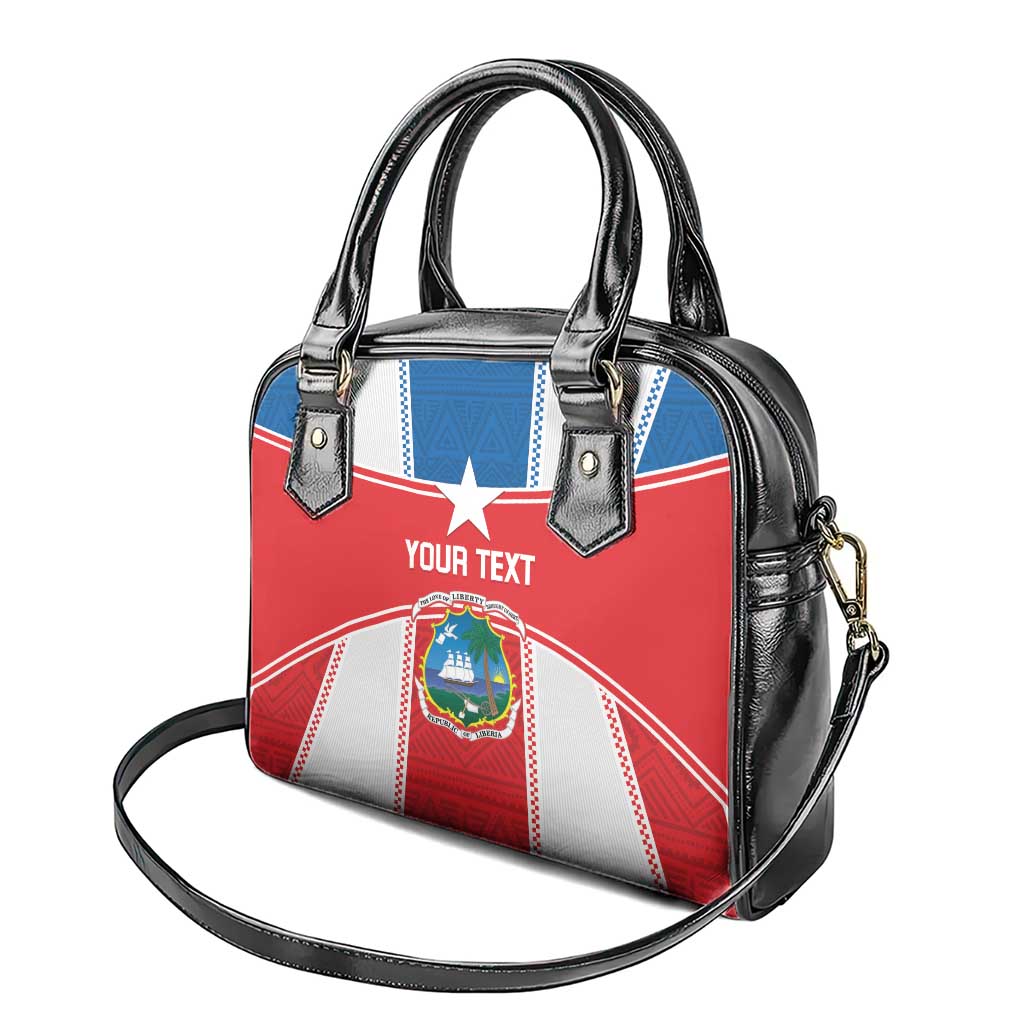Custom Liberia Football Shoulder Handbag Go Lone Stars - Sporty Style
