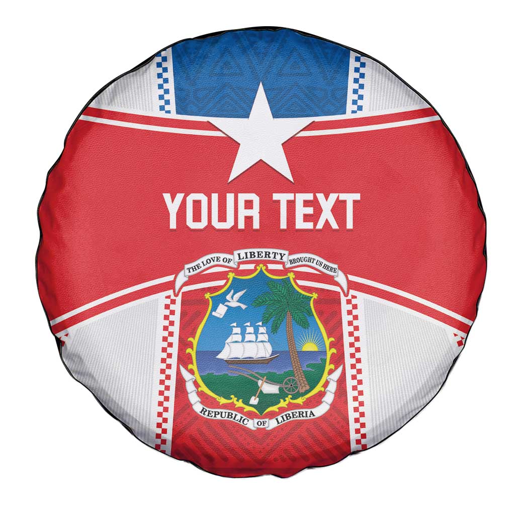 Custom Liberia Football Spare Tire Cover Go Lone Stars - Sporty Style - Wonder Print Shop