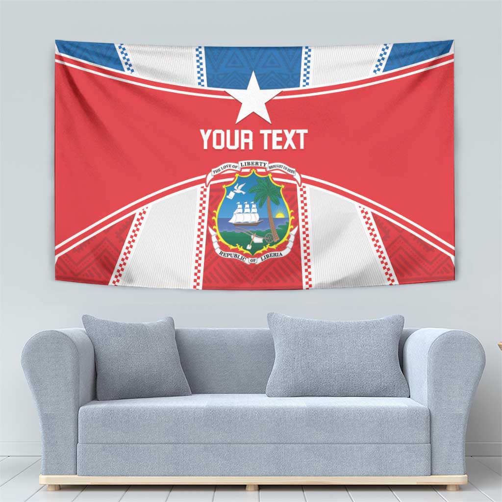 Custom Liberia Football Tapestry Go Lone Stars - Sporty Style - Wonder Print Shop