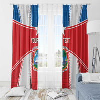 Custom Liberia Football Window Curtain Go Lone Stars - Sporty Style - Wonder Print Shop