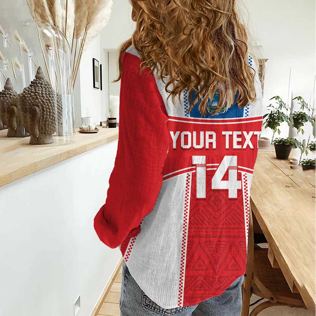 Custom Liberia Football Women Casual Shirt Go Lone Stars - Sporty Style - Wonder Print Shop