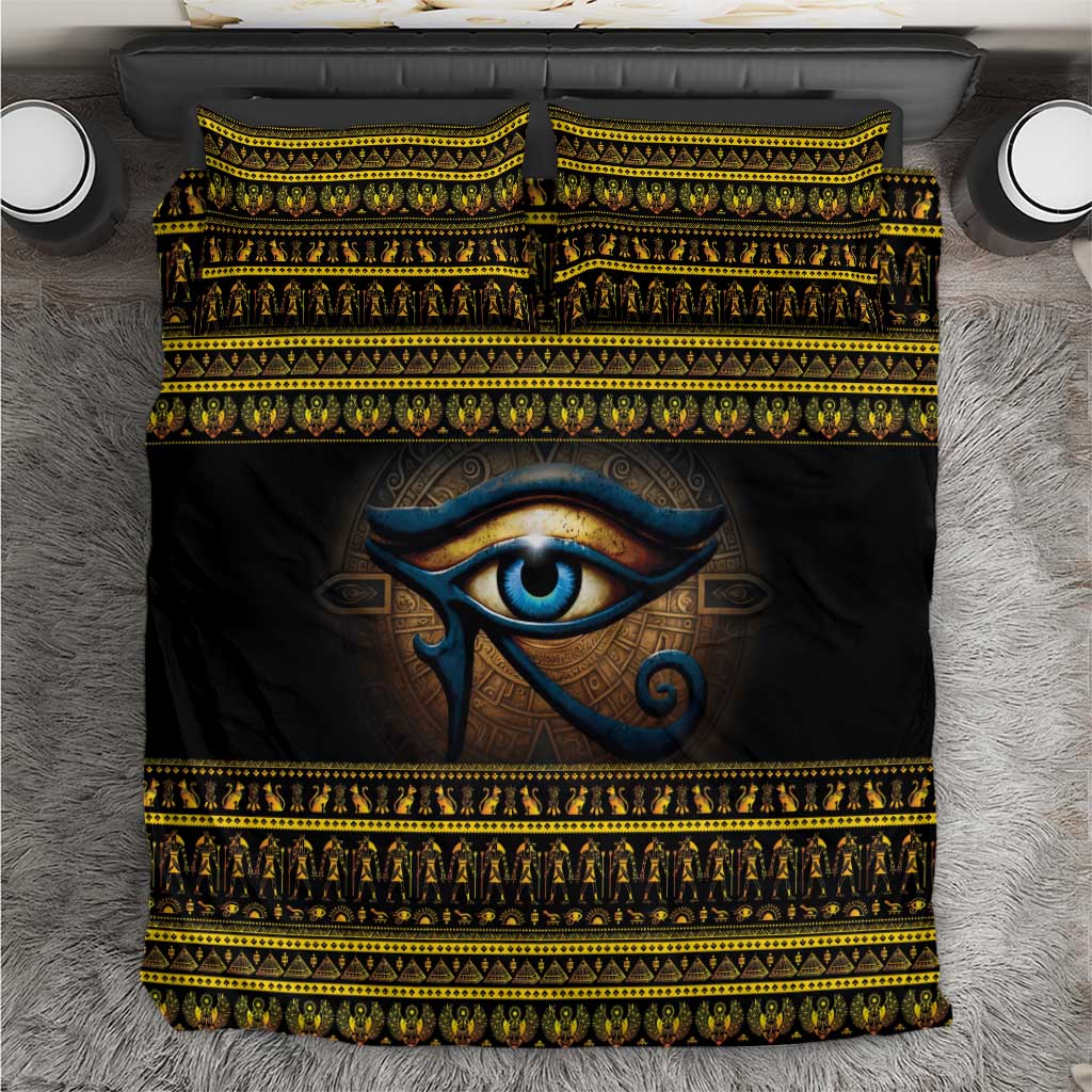 Ancient Egypt Eye Of Ra Bedding Set Sun To The Egyptians - Wonder Print Shop