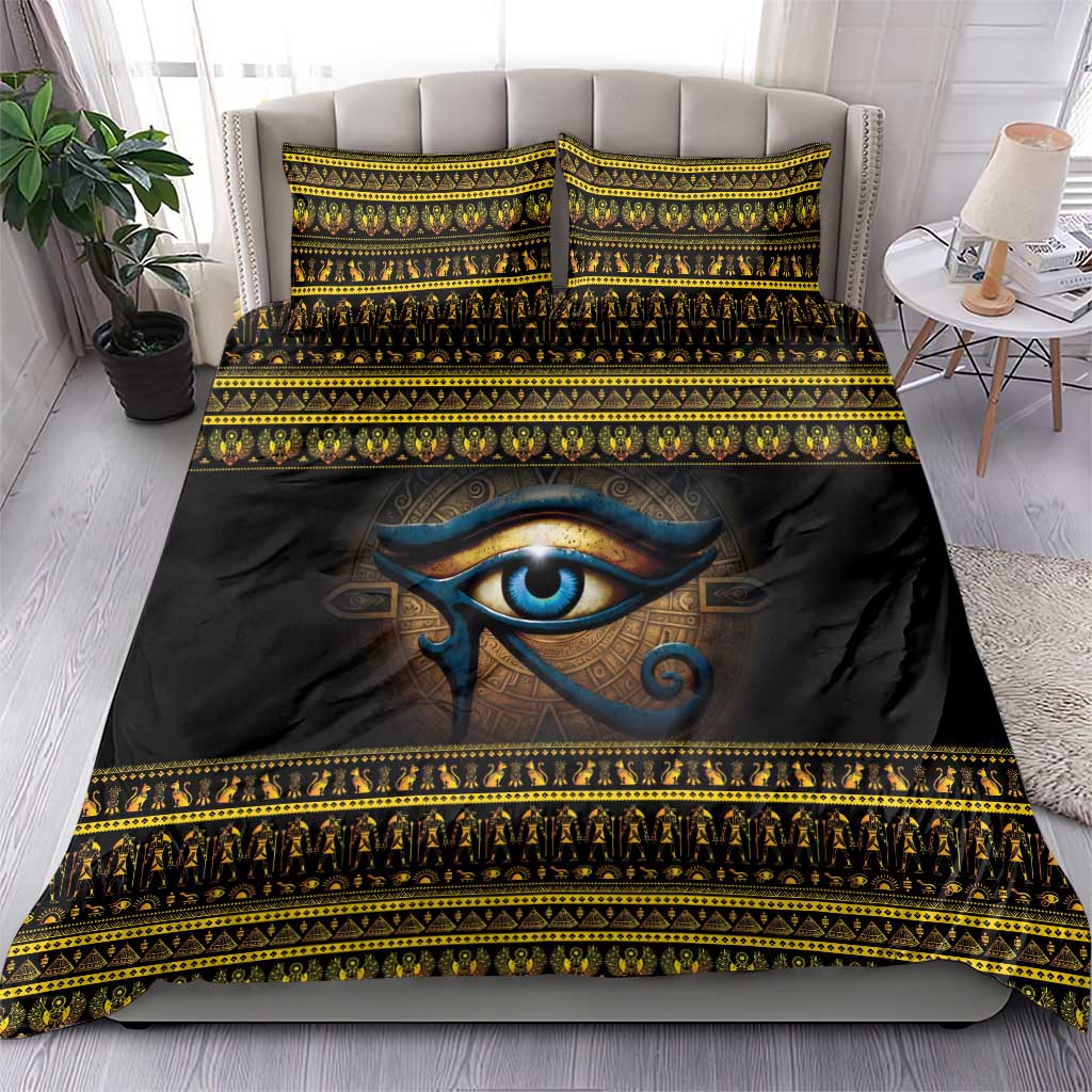 Ancient Egypt Eye Of Ra Bedding Set Sun To The Egyptians - Wonder Print Shop