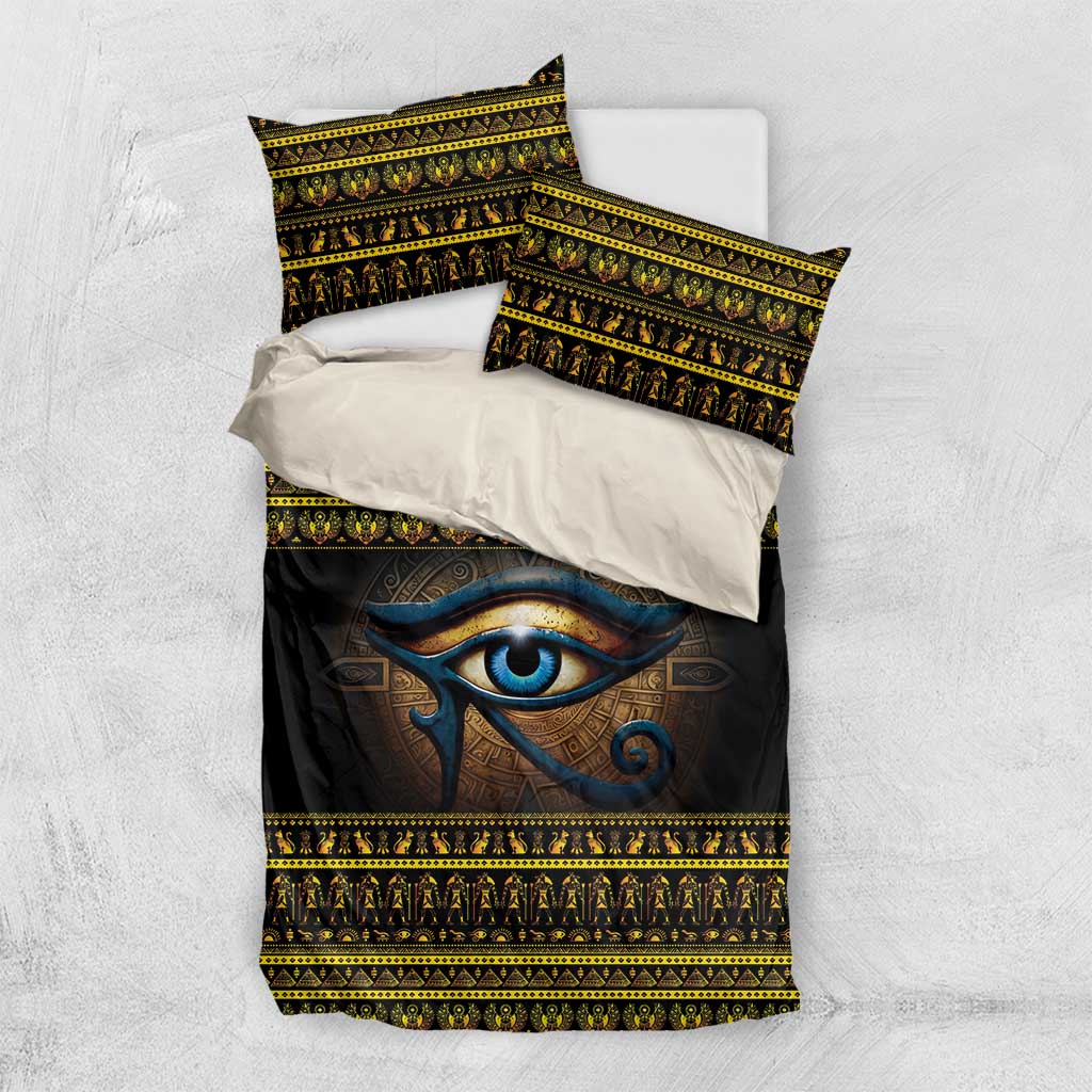 Ancient Egypt Eye Of Ra Bedding Set Sun To The Egyptians - Wonder Print Shop