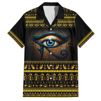 Ancient Egypt Eye Of Ra Family Matching Puletasi and Hawaiian Shirt Sun To The Egyptians - Wonder Print Shop