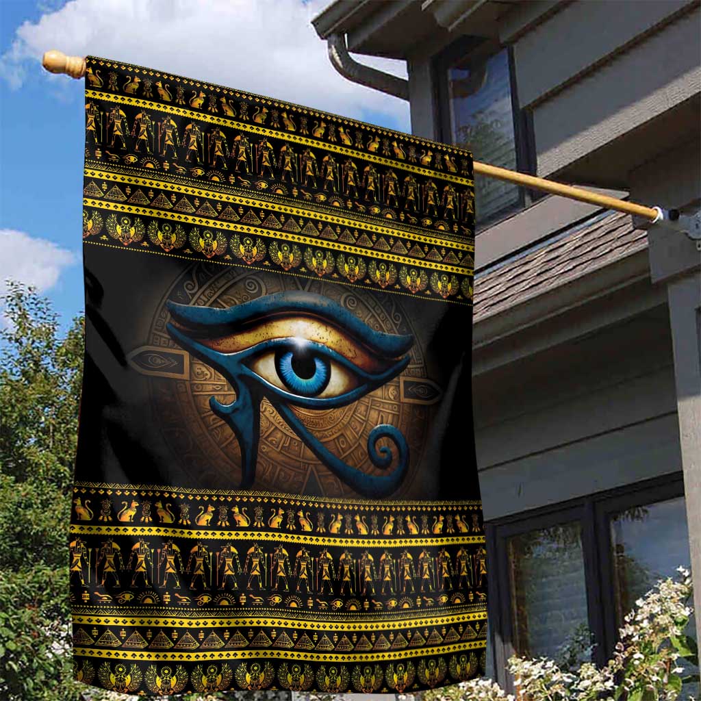 Ancient Egypt Eye Of Ra Garden Flag Sun To The Egyptians - Wonder Print Shop