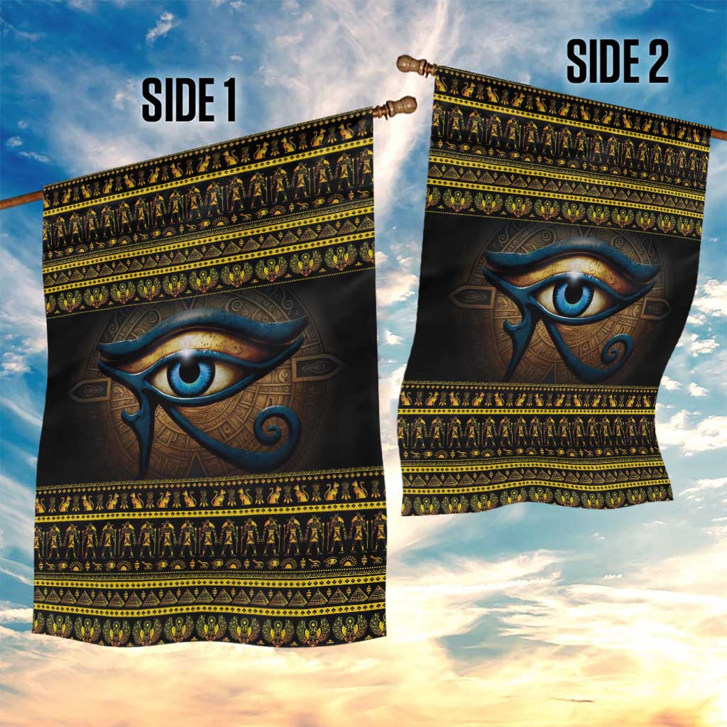 Ancient Egypt Eye Of Ra Garden Flag Sun To The Egyptians - Wonder Print Shop