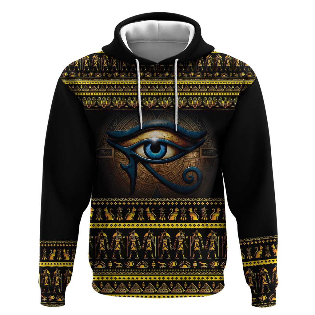 Ancient Egypt Eye Of Ra Hoodie Sun To The Egyptians - Wonder Print Shop