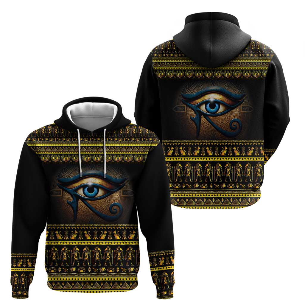Ancient Egypt Eye Of Ra Hoodie Sun To The Egyptians - Wonder Print Shop