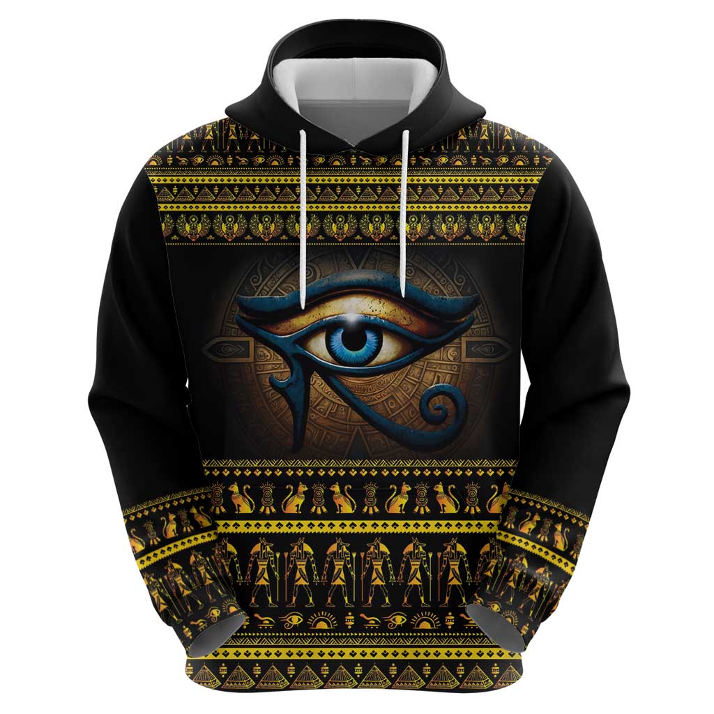 Ancient Egypt Eye Of Ra Hoodie Sun To The Egyptians - Wonder Print Shop