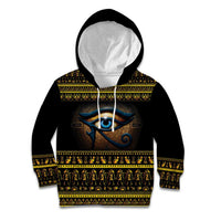 Ancient Egypt Eye Of Ra Kid Hoodie Sun To The Egyptians - Wonder Print Shop