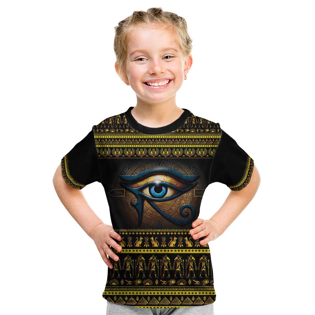 Ancient Egypt Eye Of Ra Kid T Shirt Sun To The Egyptians - Wonder Print Shop