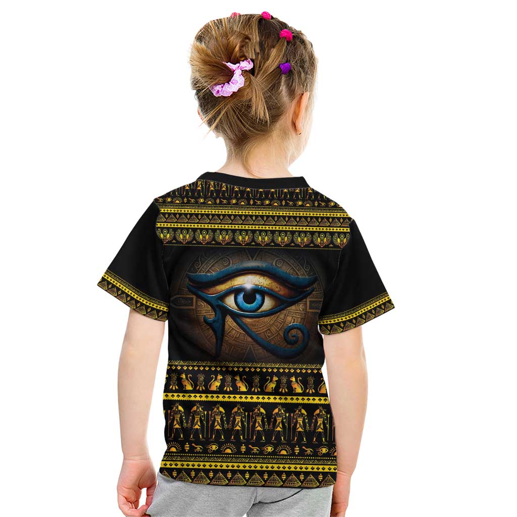 Ancient Egypt Eye Of Ra Kid T Shirt Sun To The Egyptians - Wonder Print Shop