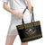 Ancient Egypt Eye Of Ra Leather Tote Bag Sun To The Egyptians - Wonder Print Shop