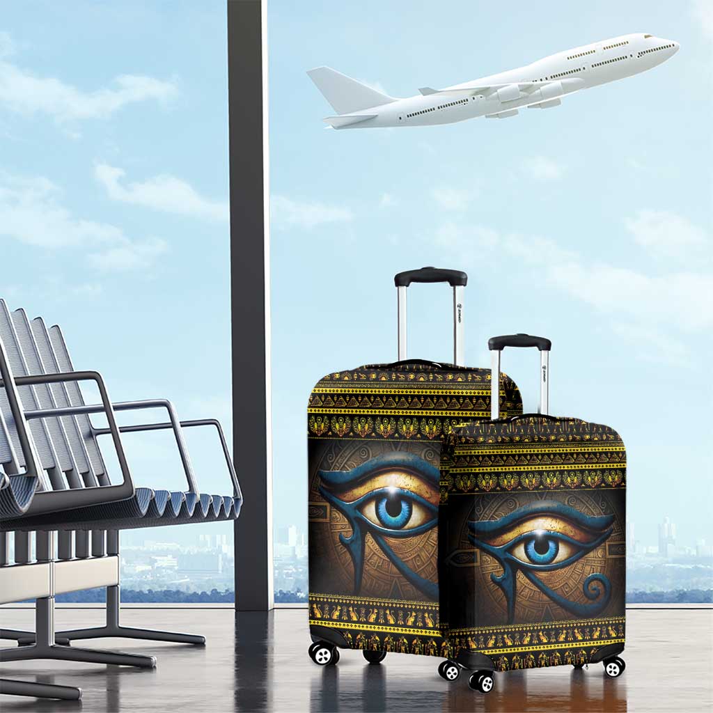Ancient Egypt Eye Of Ra Luggage Cover Sun To The Egyptians - Wonder Print Shop