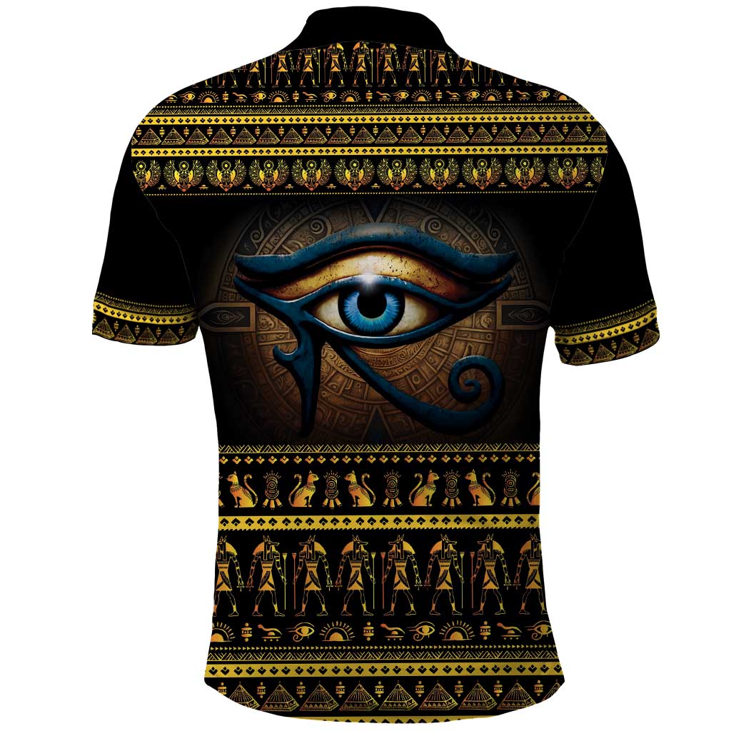 Ancient Egypt Eye Of Ra Polo Shirt Sun To The Egyptians - Wonder Print Shop