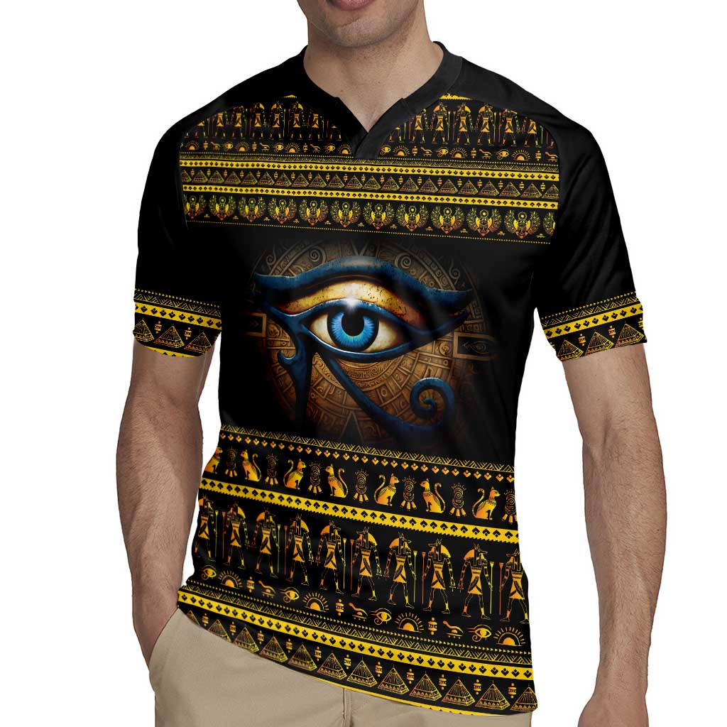 Ancient Egypt Eye Of Ra Rugby Jersey Sun To The Egyptians - Wonder Print Shop