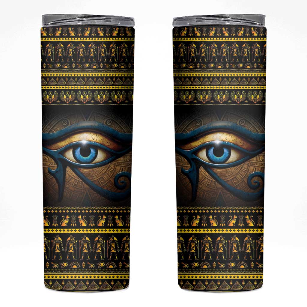 Ancient Egypt Eye Of Ra Skinny Tumbler Sun To The Egyptians - Wonder Print Shop