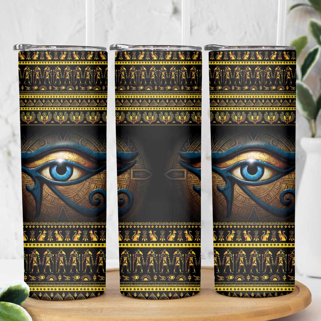 Ancient Egypt Eye Of Ra Skinny Tumbler Sun To The Egyptians - Wonder Print Shop