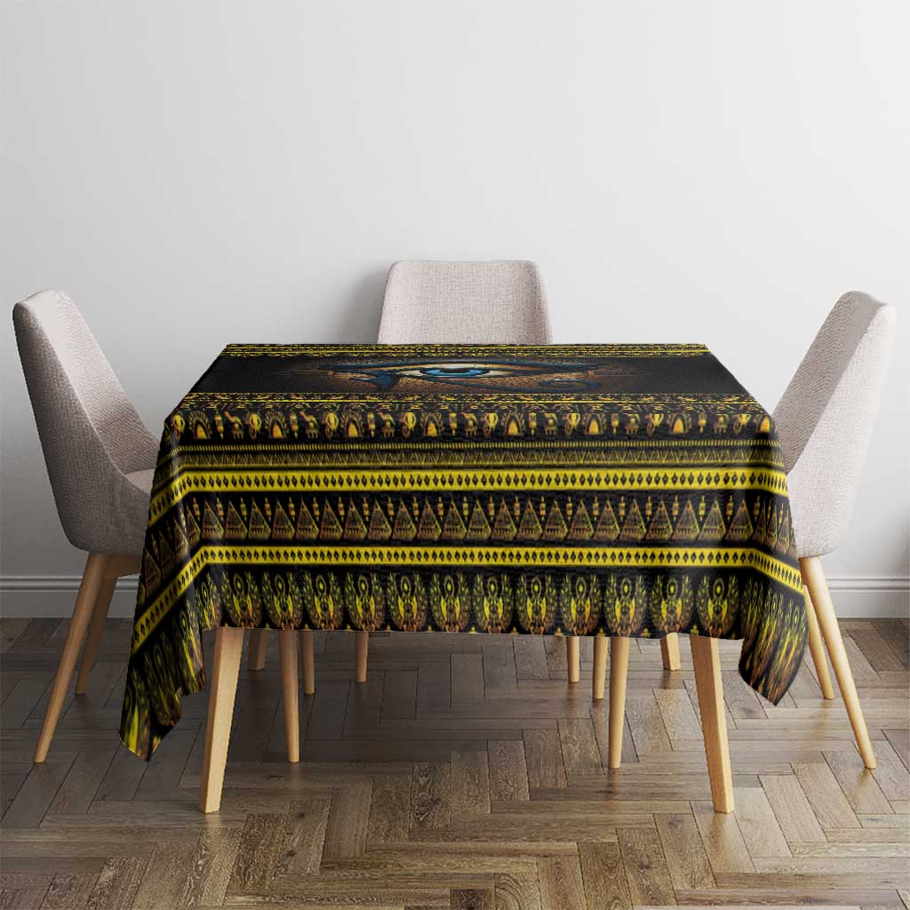 Ancient Egypt Eye Of Ra Tablecloth Sun To The Egyptians - Wonder Print Shop