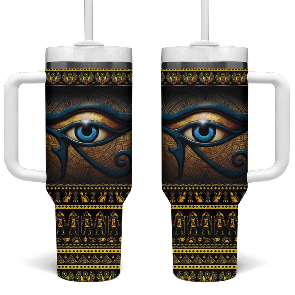 Ancient Egypt Eye Of Ra Tumbler With Handle Sun To The Egyptians - Wonder Print Shop