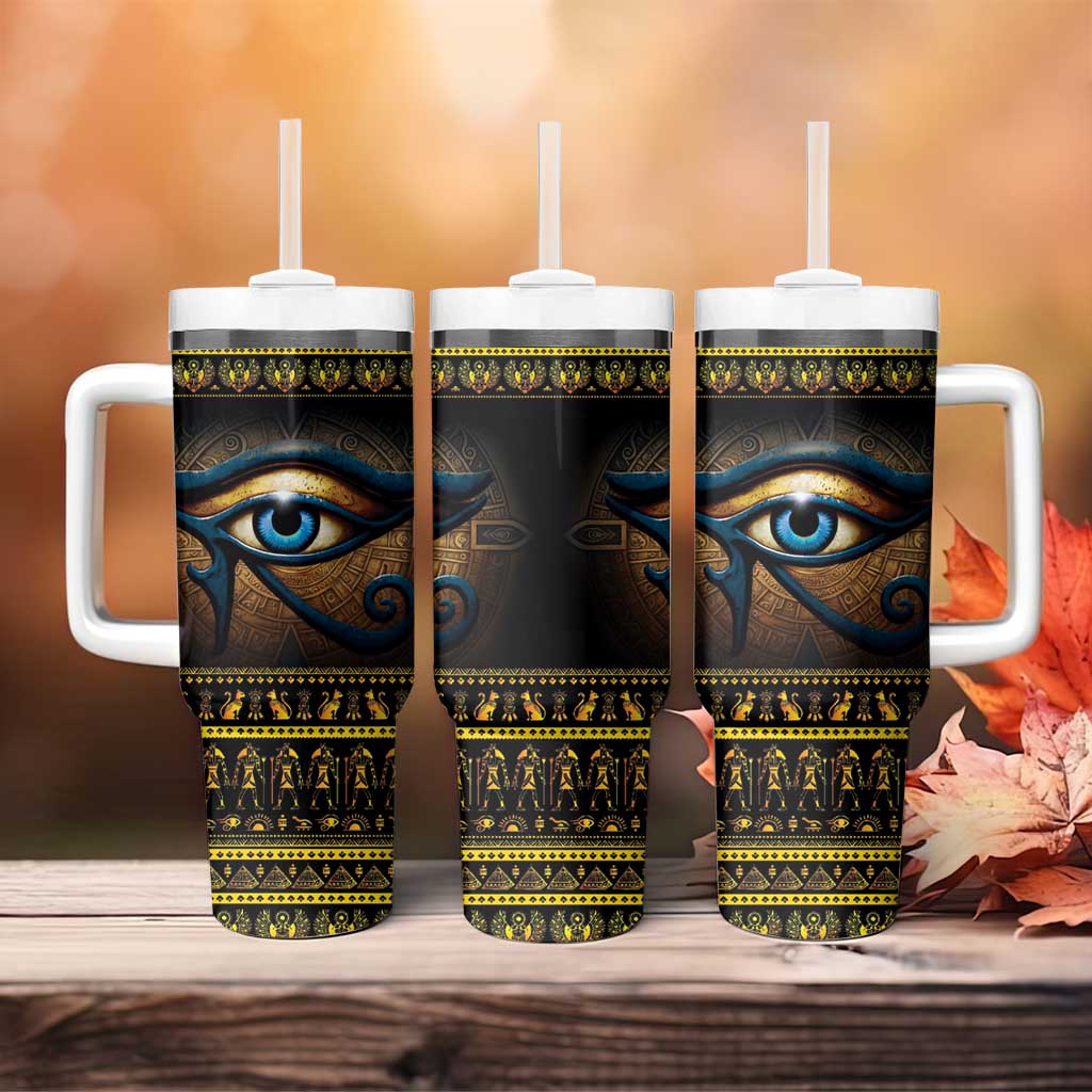 Ancient Egypt Eye Of Ra Tumbler With Handle Sun To The Egyptians - Wonder Print Shop