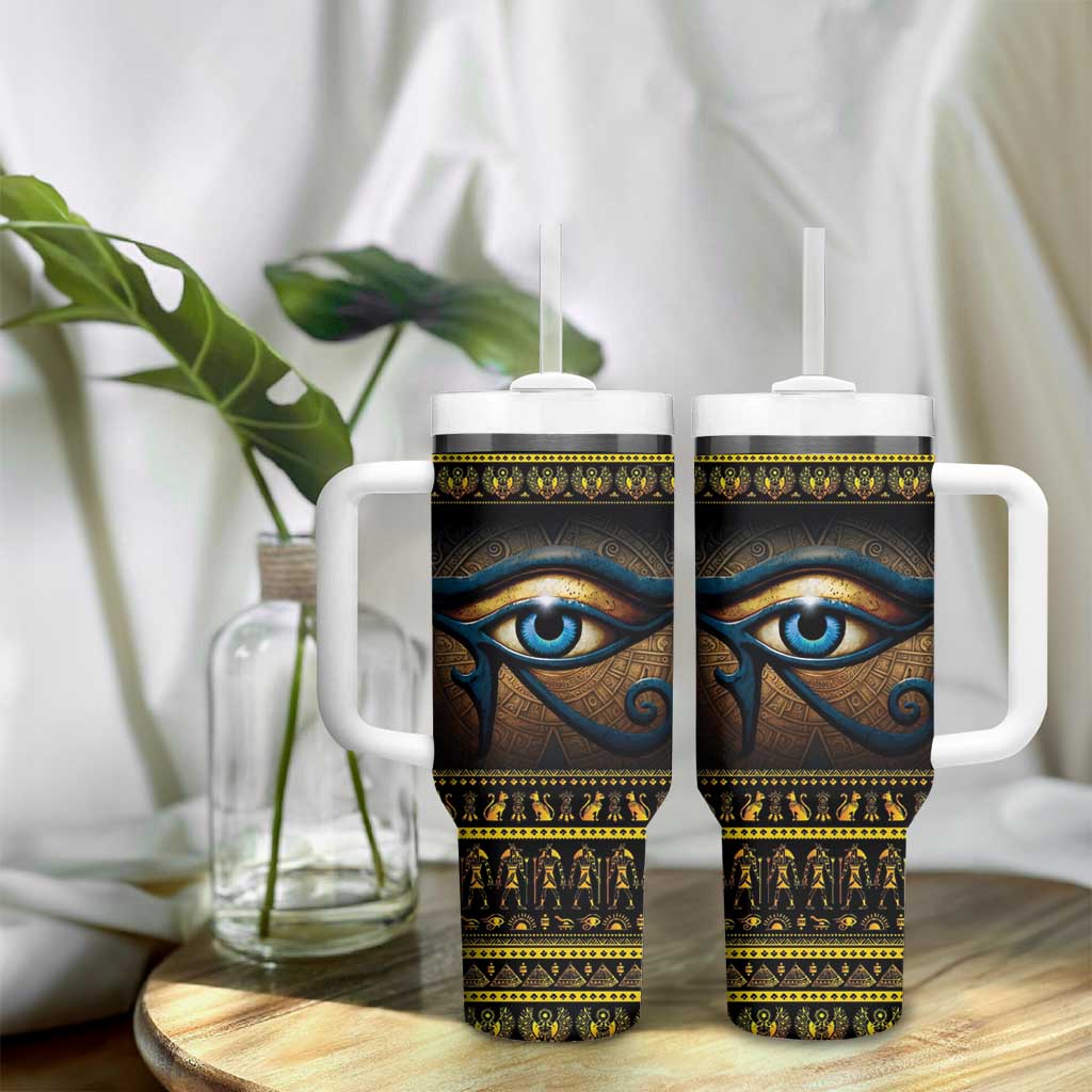 Ancient Egypt Eye Of Ra Tumbler With Handle Sun To The Egyptians - Wonder Print Shop