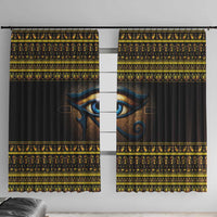 Ancient Egypt Eye Of Ra Window Curtain Sun To The Egyptians - Wonder Print Shop