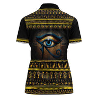 Ancient Egypt Eye Of Ra Women Polo Shirt Sun To The Egyptians - Wonder Print Shop