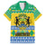Gabon Christmas Family Matching Puletasi and Hawaiian Shirt Joyeux Noel Coat Of Arms - Wonder Print Shop