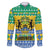 Gabon Christmas Family Matching Puletasi and Hawaiian Shirt Joyeux Noel Coat Of Arms - Wonder Print Shop