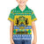 Gabon Christmas Family Matching Tank Maxi Dress and Hawaiian Shirt Joyeux Noel Coat Of Arms - Wonder Print Shop