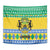 Gabon Christmas Tapestry Joyeux Noel Coat Of Arms - Wonder Print Shop