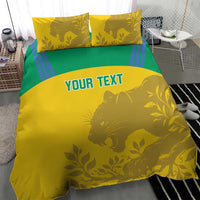 Custom Gabon Football Bedding Set Allez Les Pantheres - Wonder Print Shop