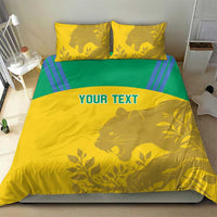 Custom Gabon Football Bedding Set Allez Les Pantheres - Wonder Print Shop
